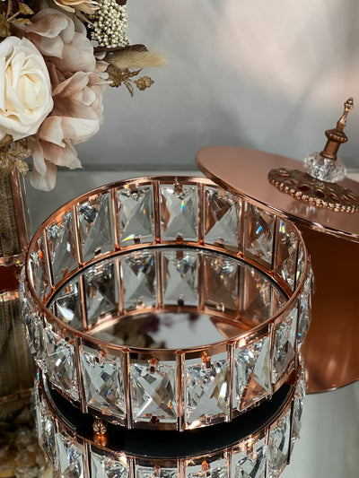 Elora Rose gold box - Luscious Homewares