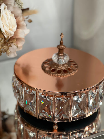 Elora Rose gold box - Luscious Homewares