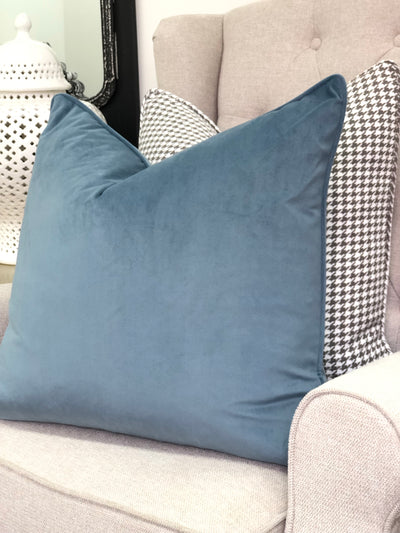 Amaya luxe soft blue 55x55 - Luscious Homewares