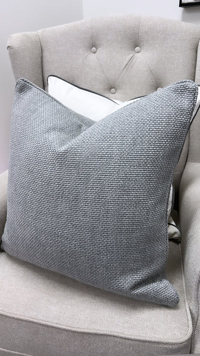 Flint grey cushion 55x55 - Luscious Homewares